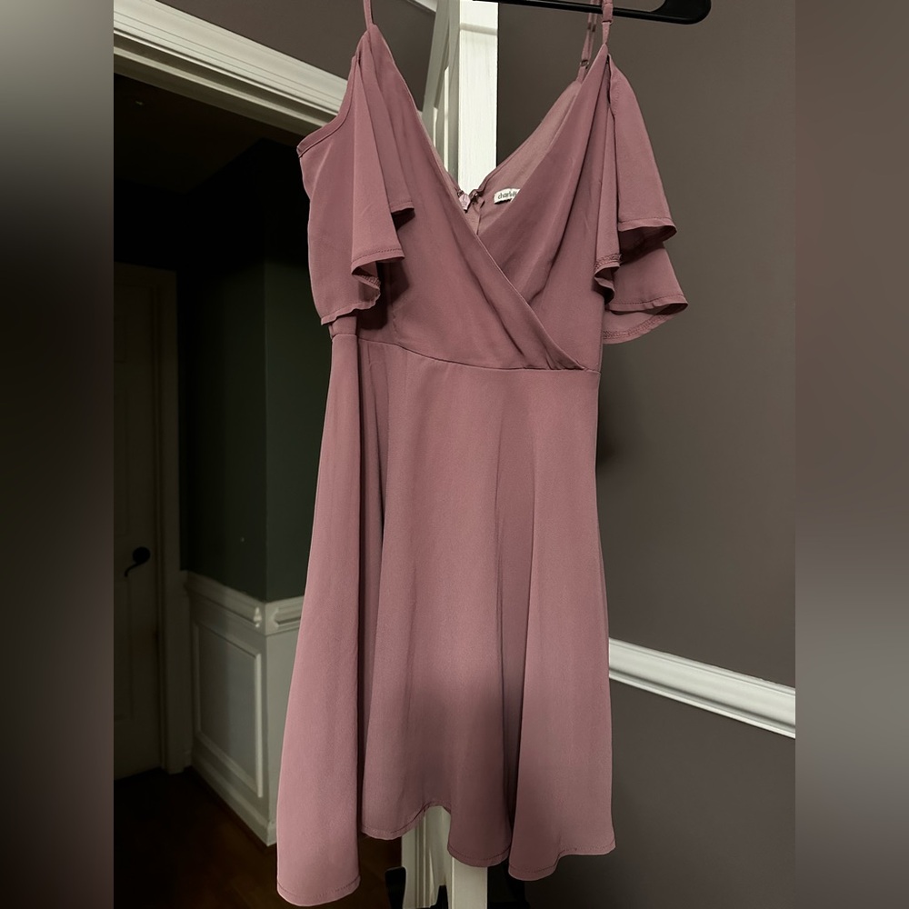 NWT Mauve Pink Flowy Charlotte Russe Dress